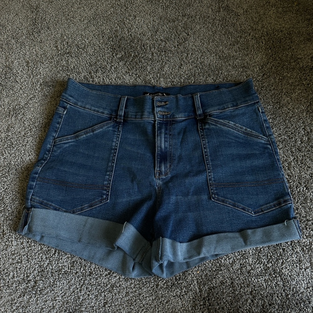 Nanette Lepore Blue Jean Shorts Relaxed Fit